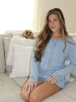 Z Supply Daily Knit Denim Cardigan