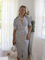 Pippi Stripe Midi Dress