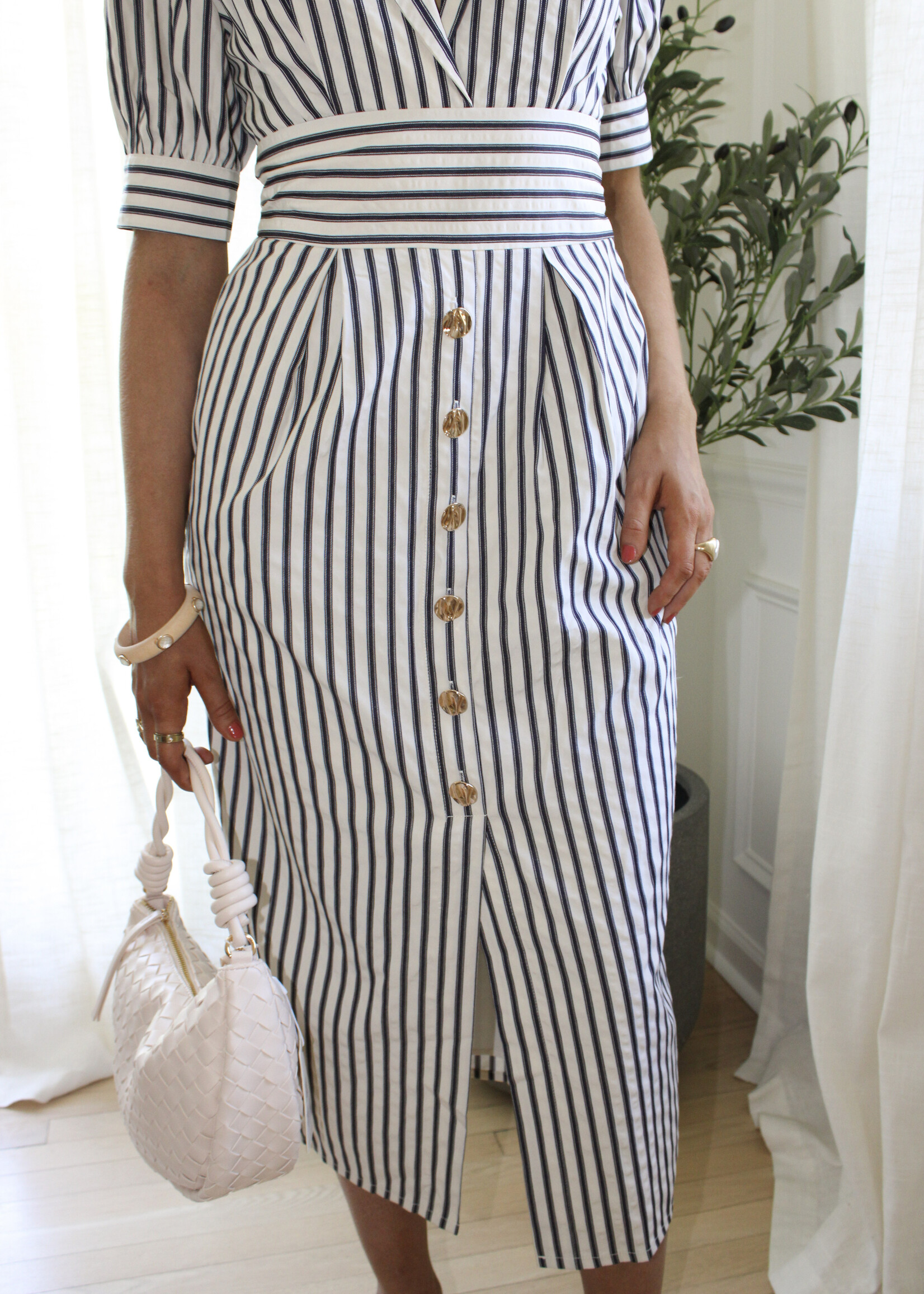 Pippi Stripe Midi Dress