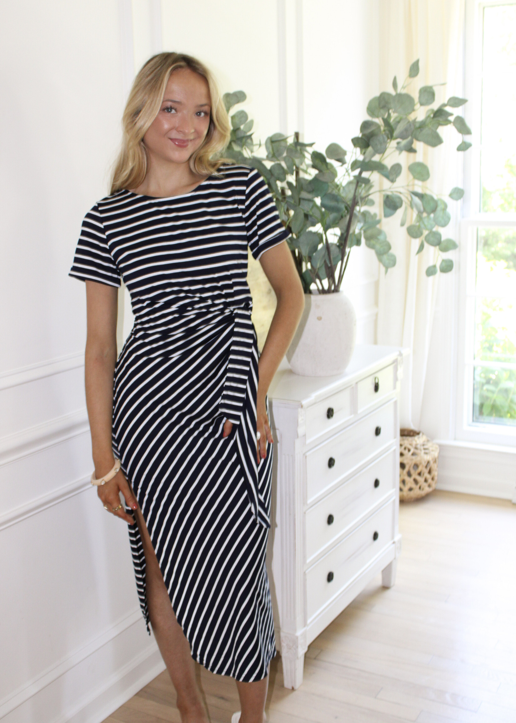 Kelli Striped Maxi Dress