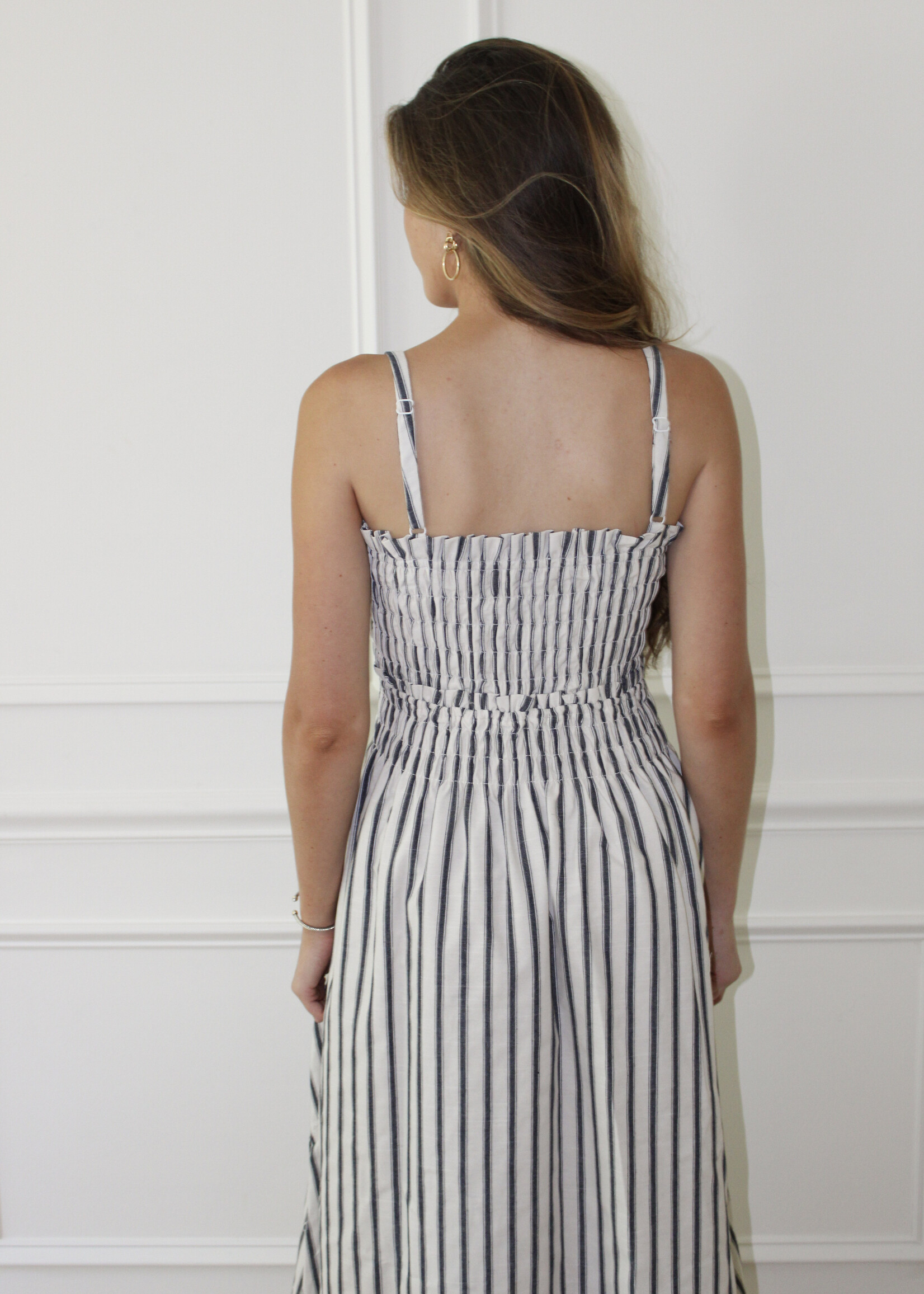 Chantal Smocked Midi Dress