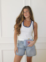 Z supply Sirena Colorblocked Rib Tank