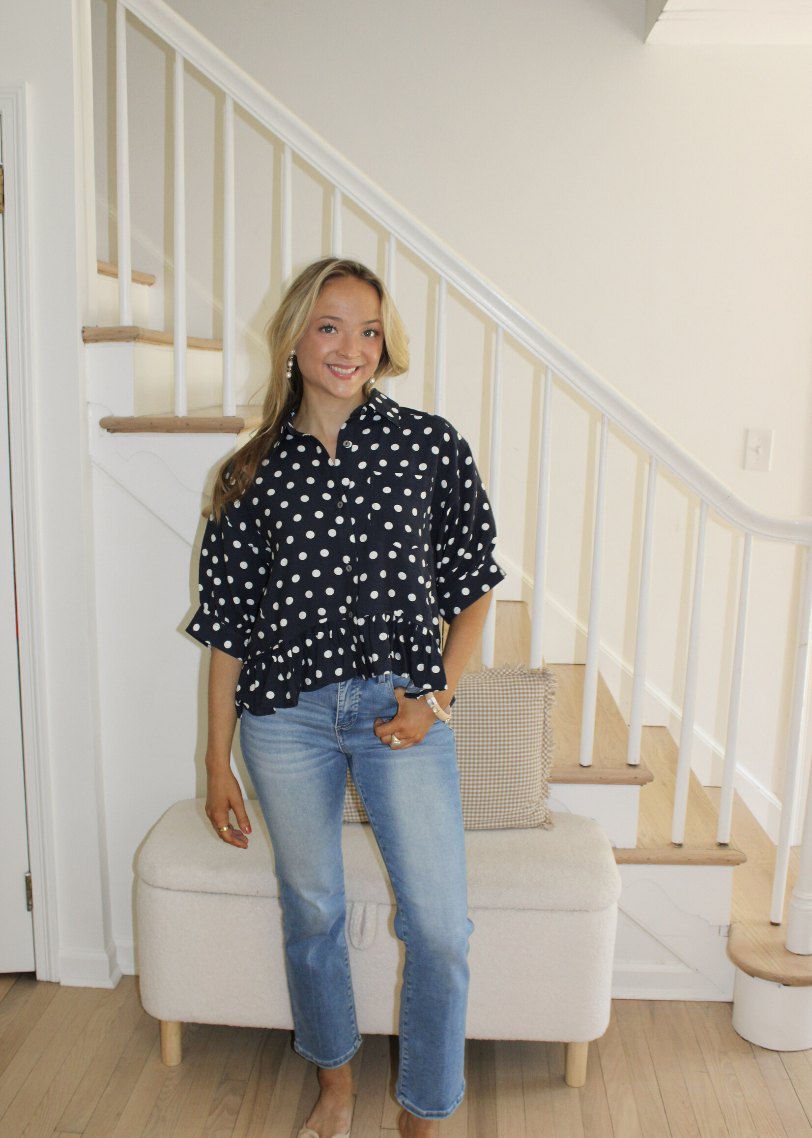 Mickey Polka Dot Top