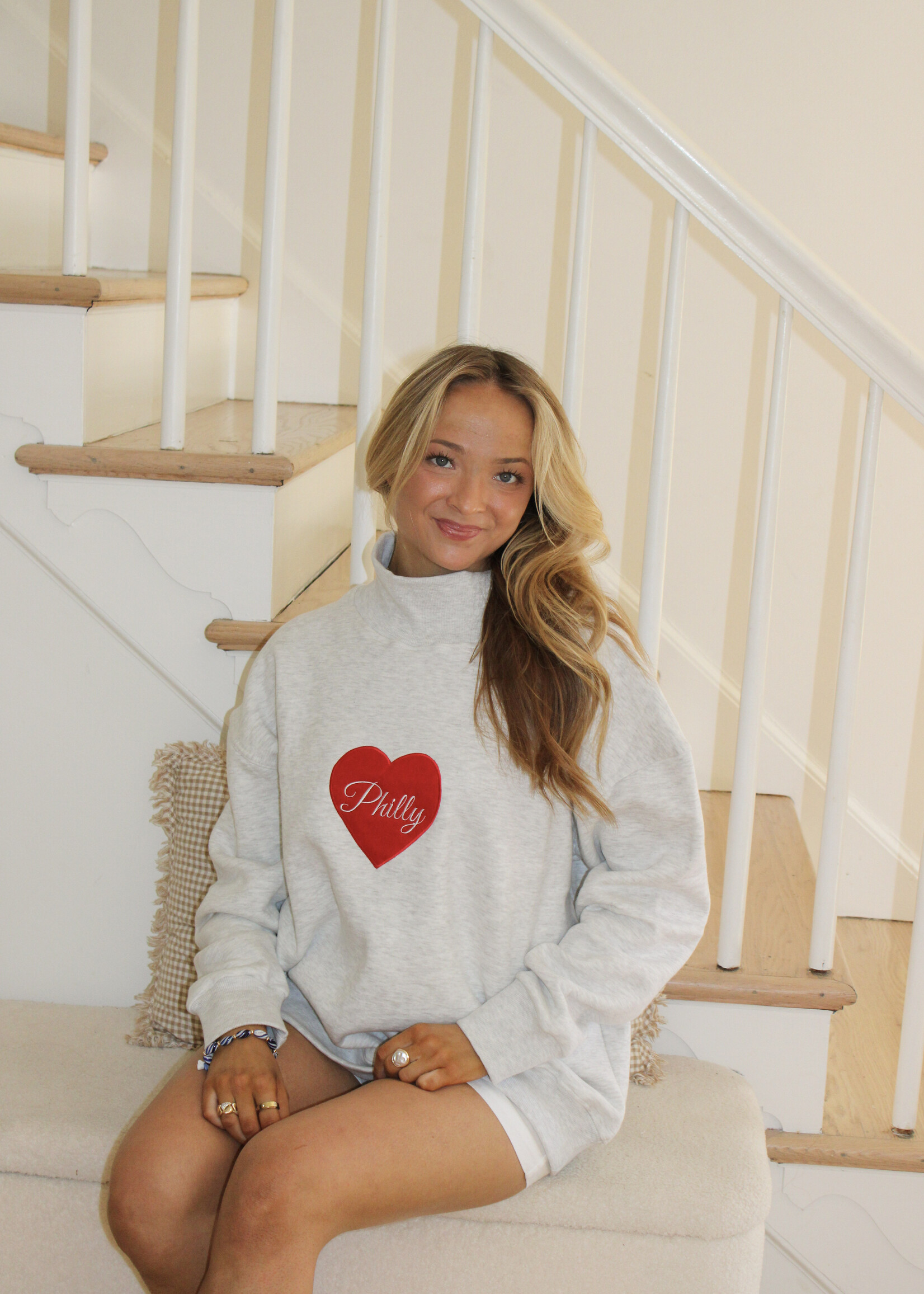 Philly Mock Neck Sweatshirt