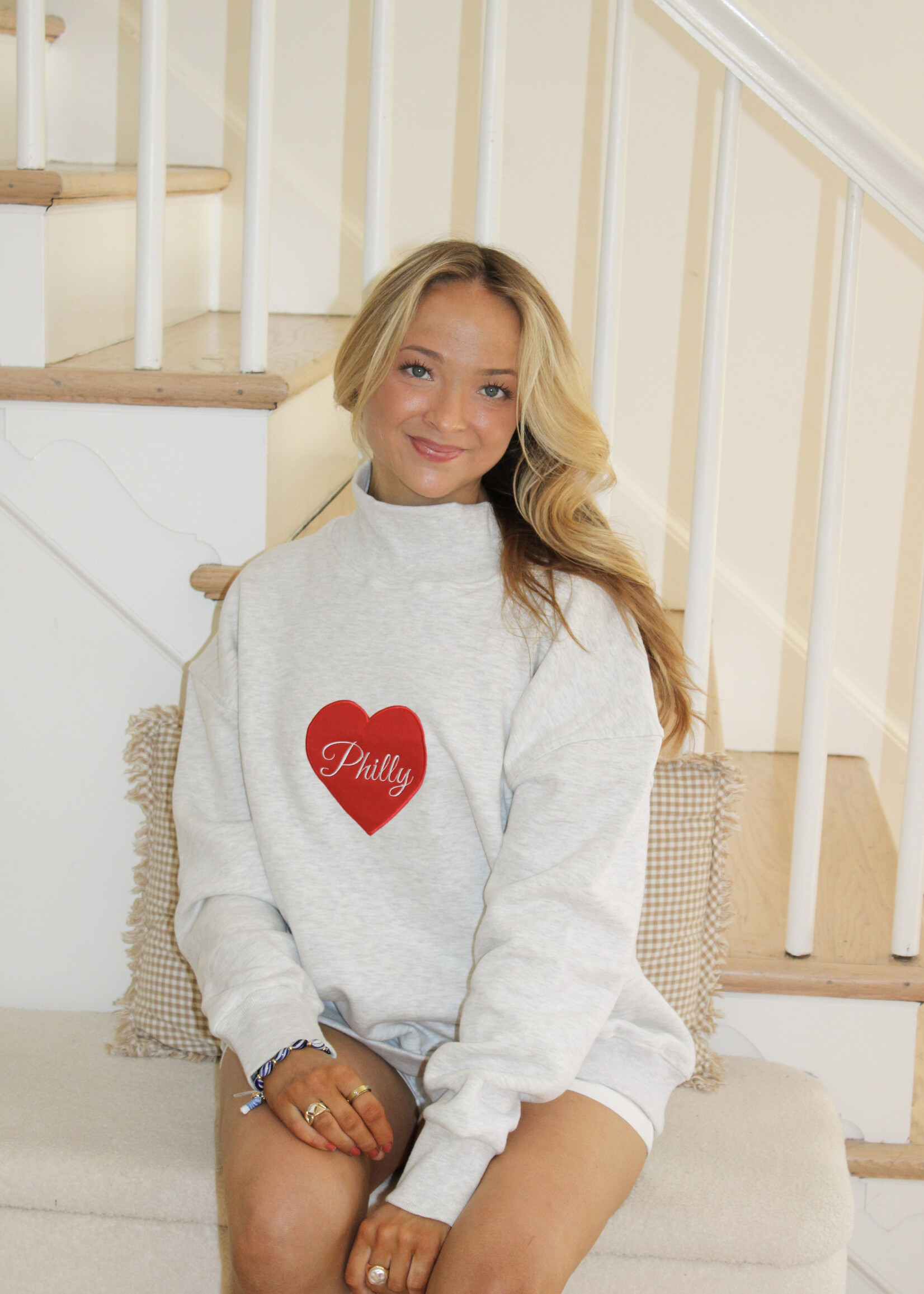 Philly Mock Neck Sweatshirt