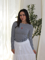 Georgie Striped Lobster Top