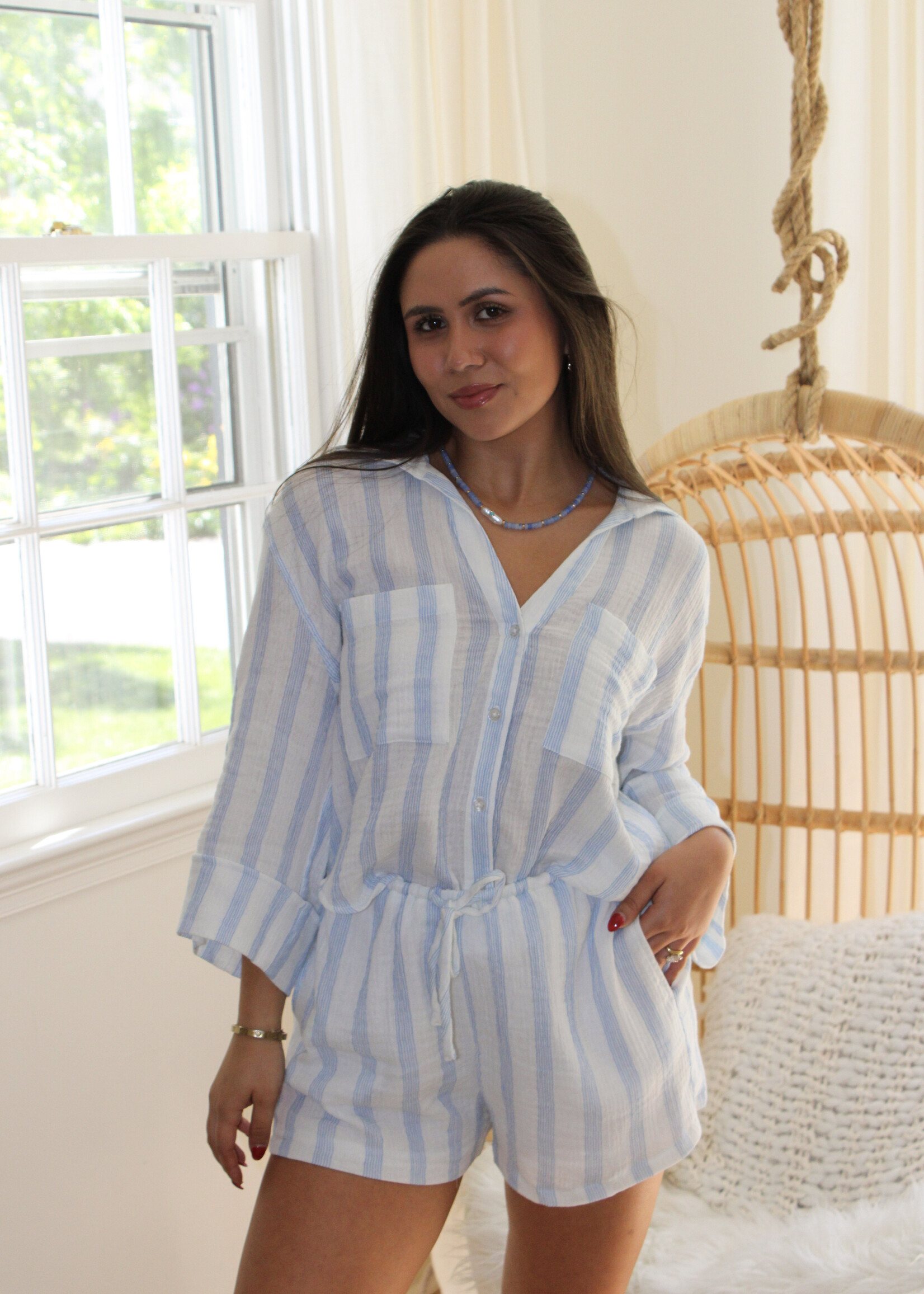 Z Supply Helena Striped Shirt