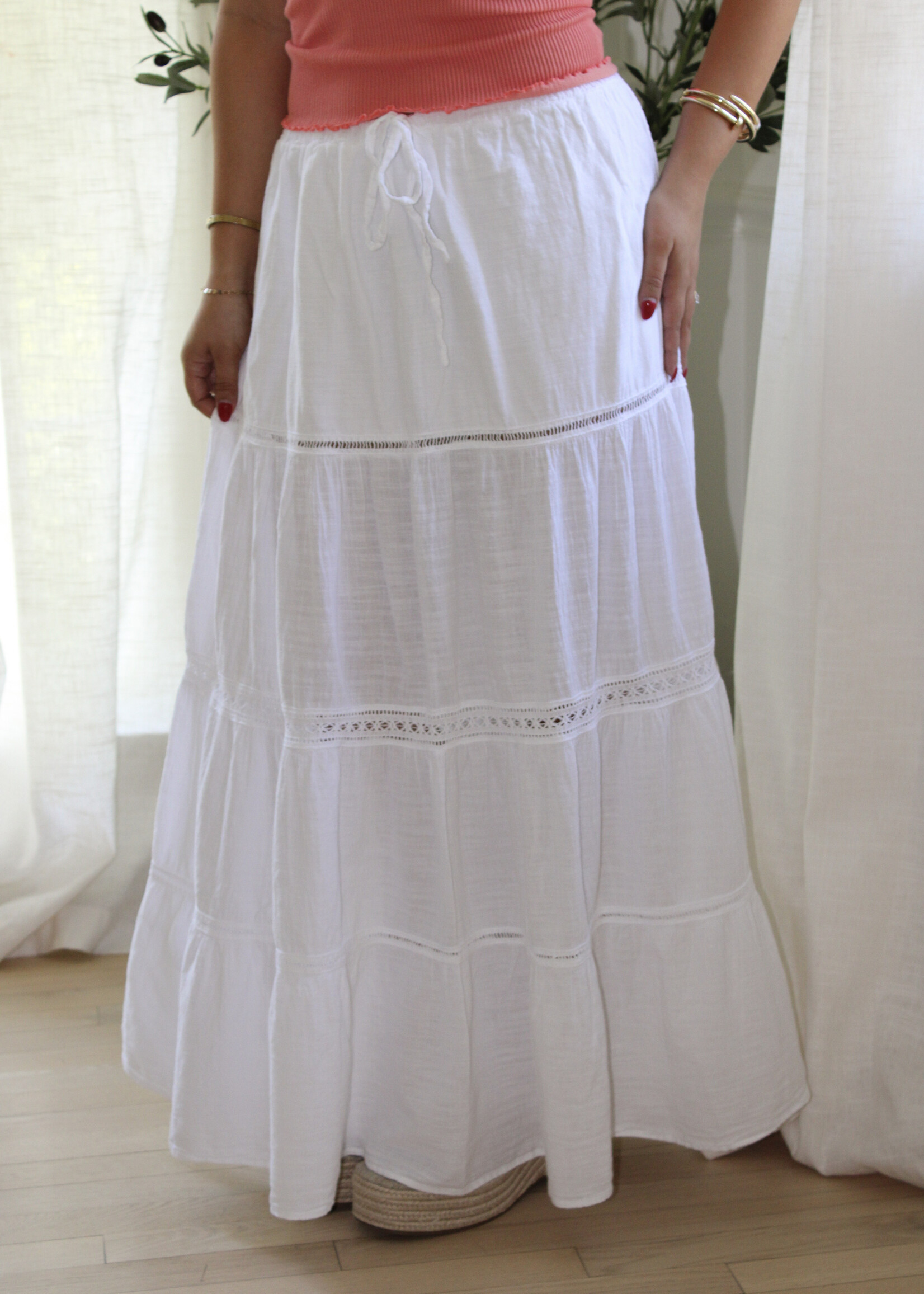 Kairo Crochet Maxi Skirt