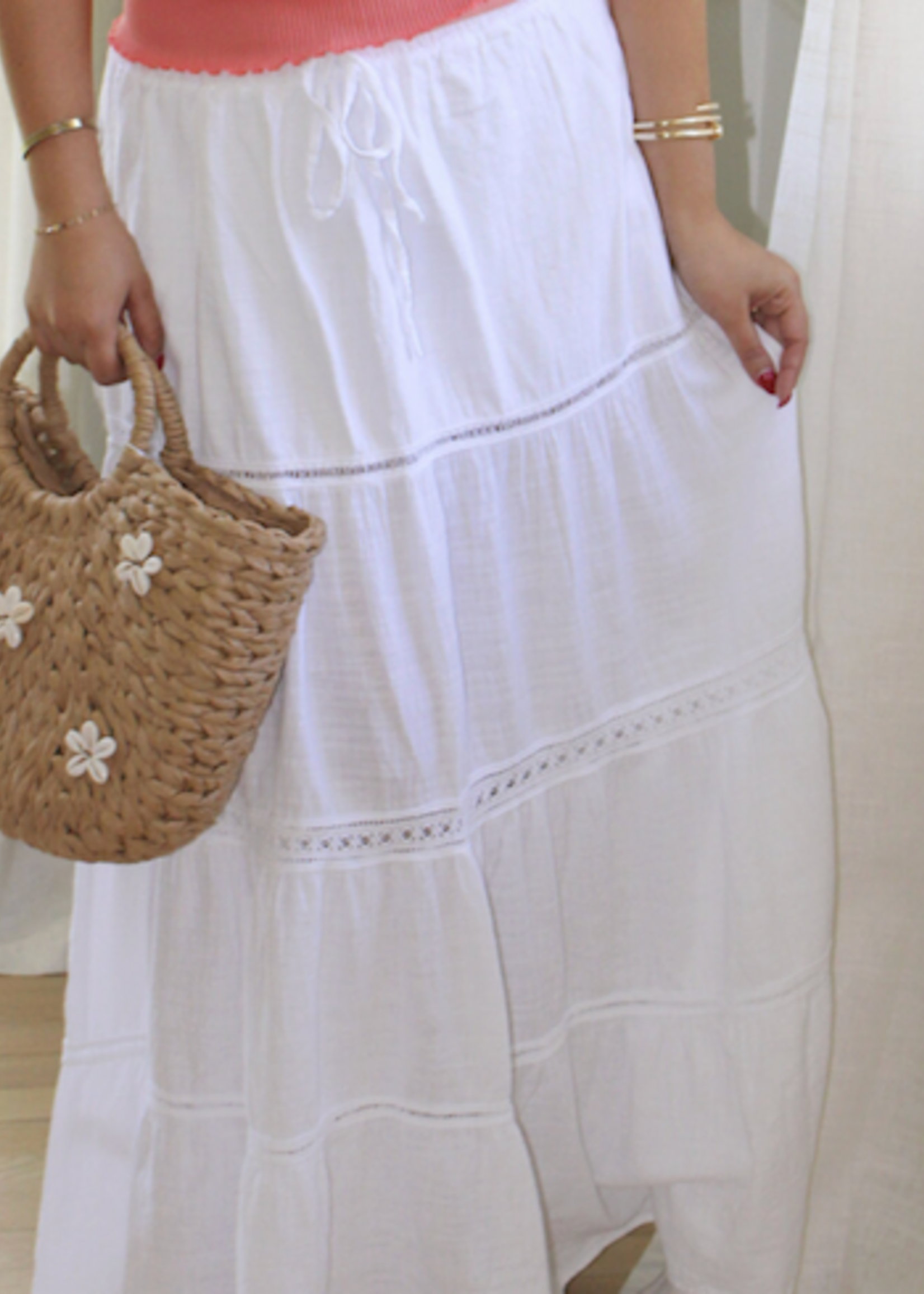 Kairo Crochet Maxi Skirt