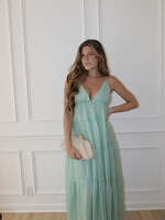 Leyna Open Back Maxi Dress