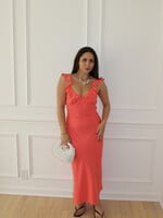 Louisiana Ruffle Detail Maxi Dress