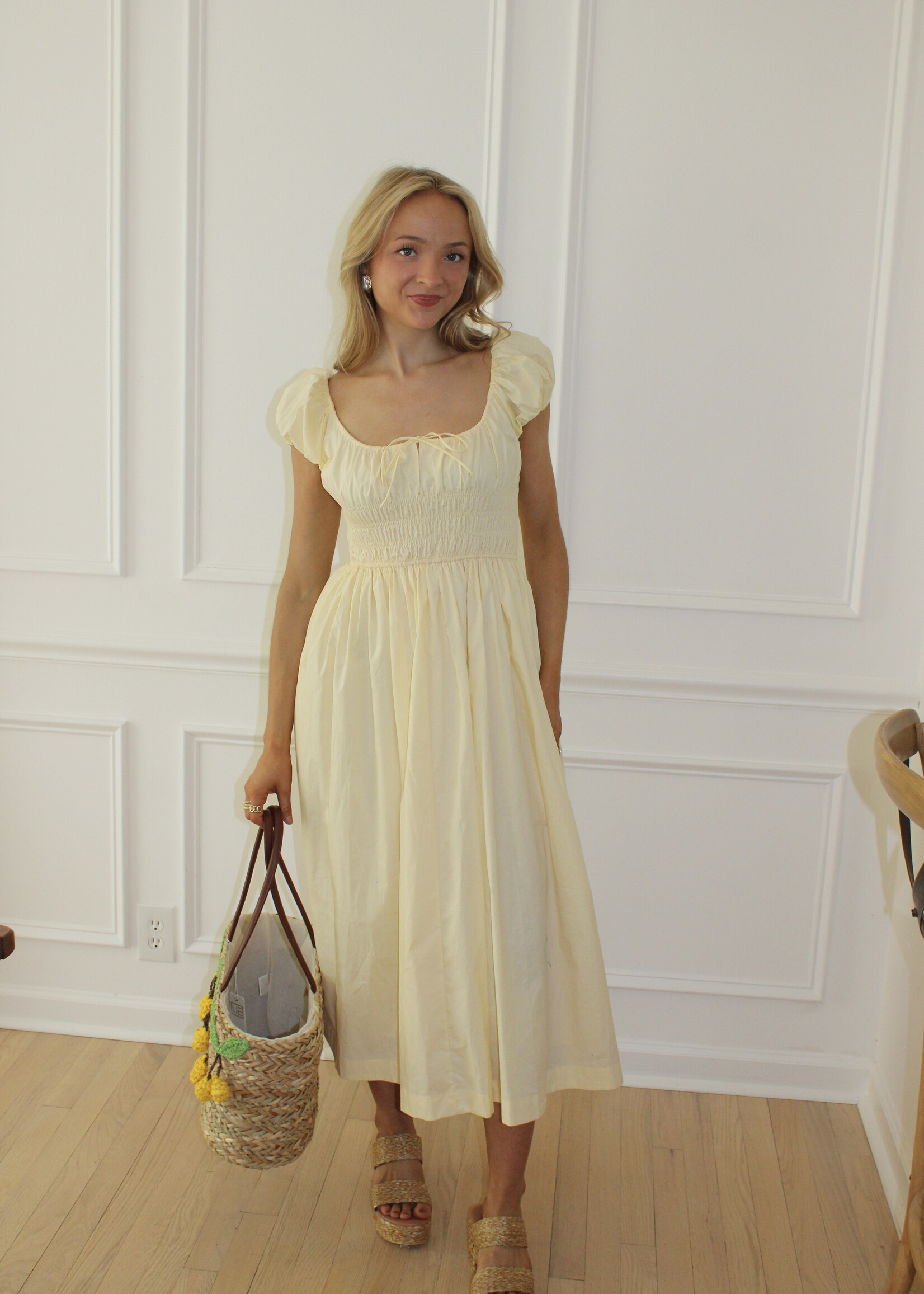 Chaylyn Poplin Midi Sundress