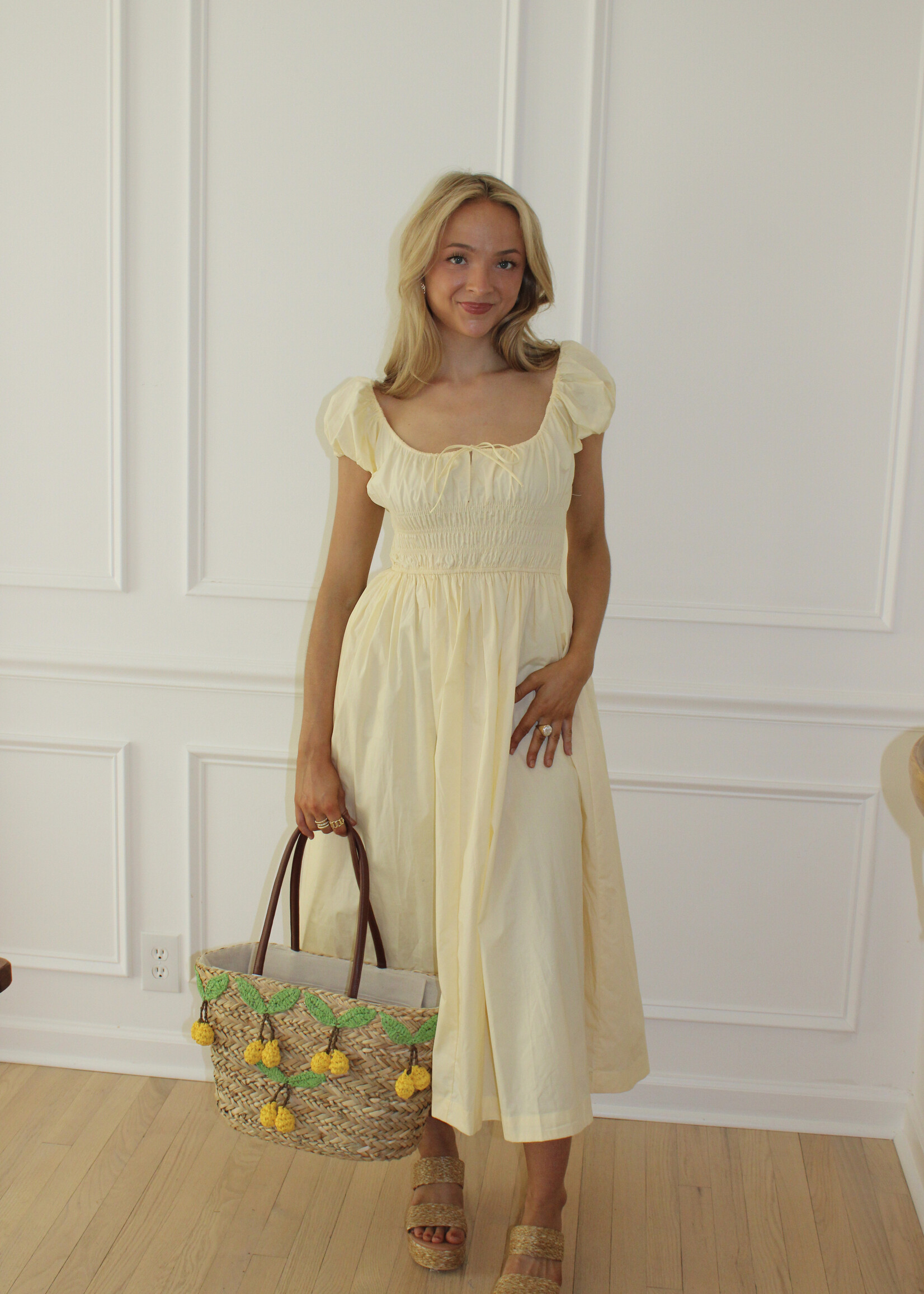 Chaylyn Poplin Midi Sundress