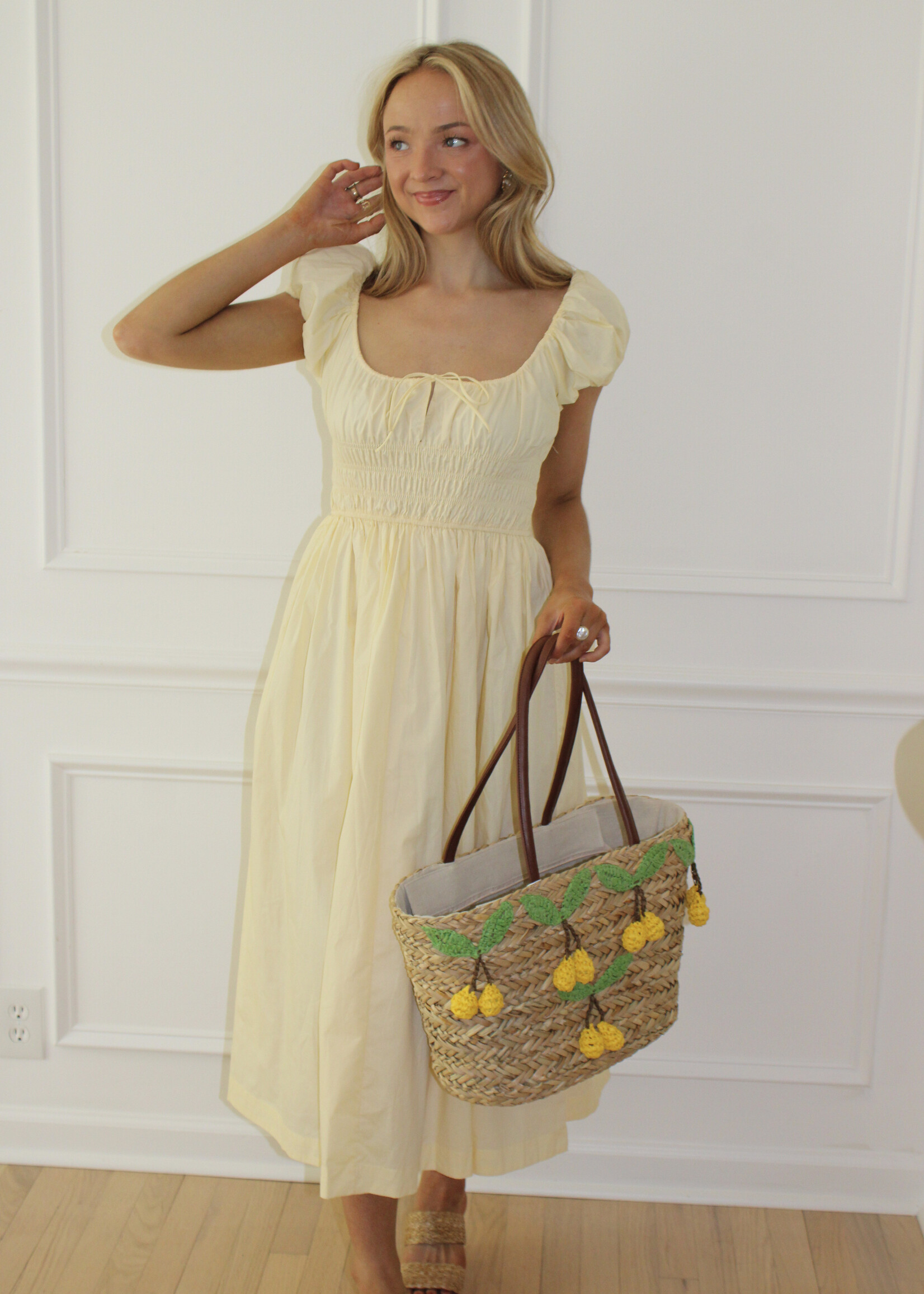 Chaylyn Poplin Midi Sundress