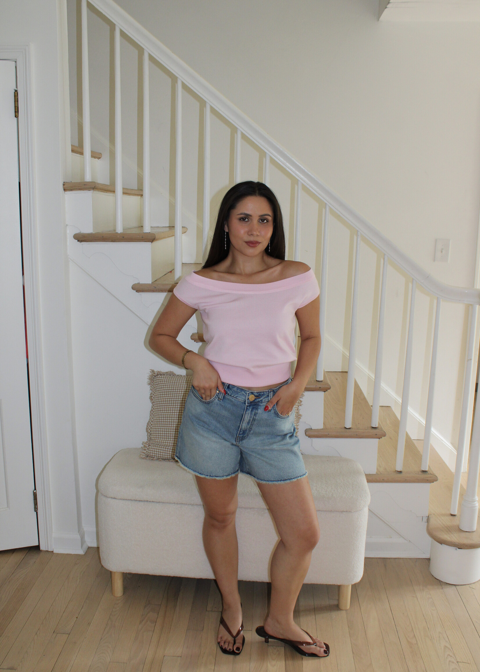 Kamala Off Shoulder Sweater Top