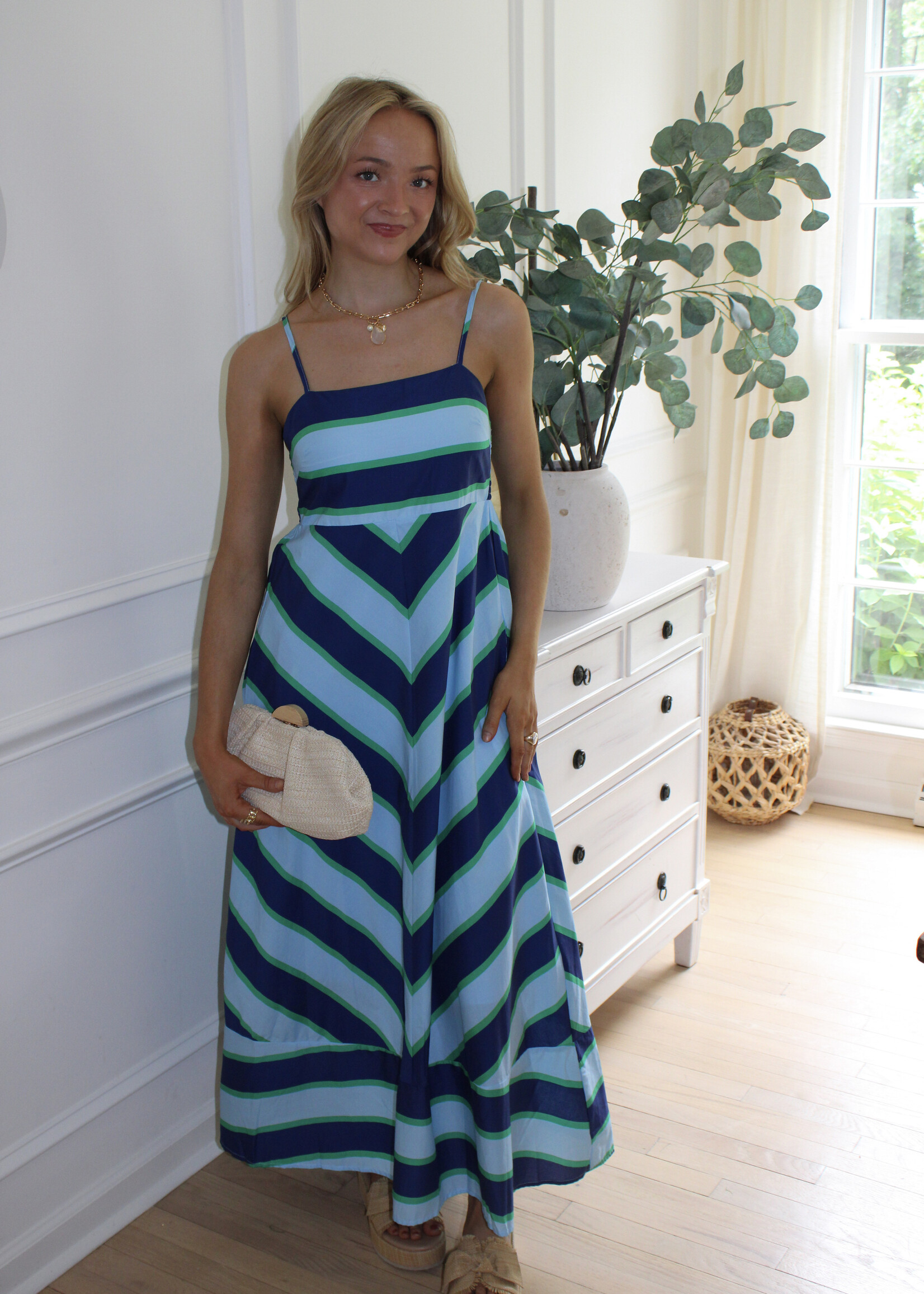 Mindy Striped Maxi Dress