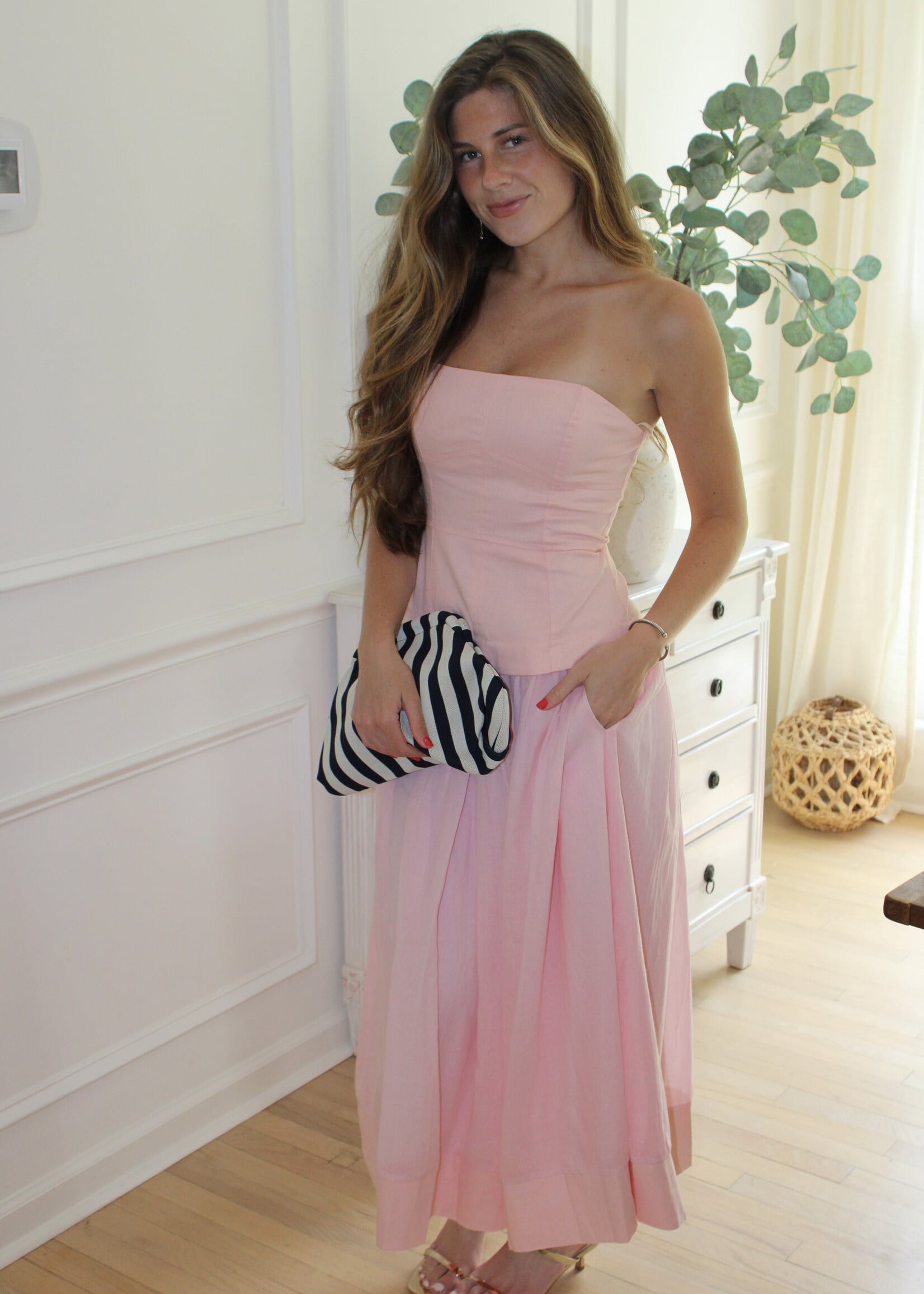 Parker Corset Lined Strapless Dress
