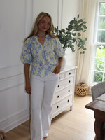 Alma Floral Puff Sleeve Blouse