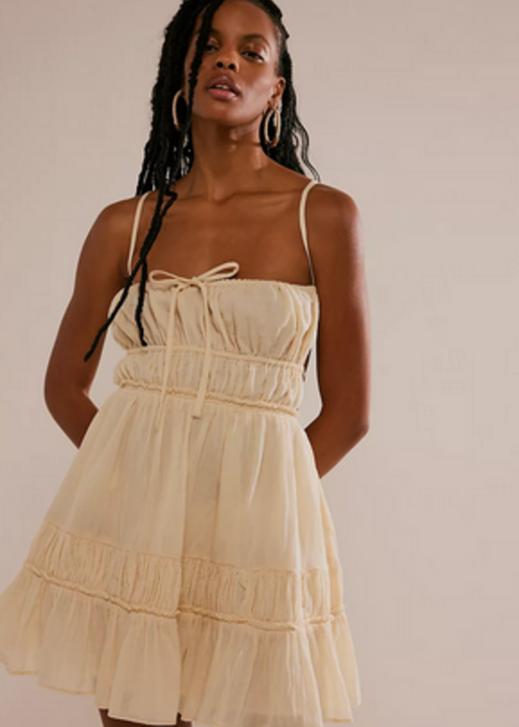 Free People Taking Sides Mini Dress