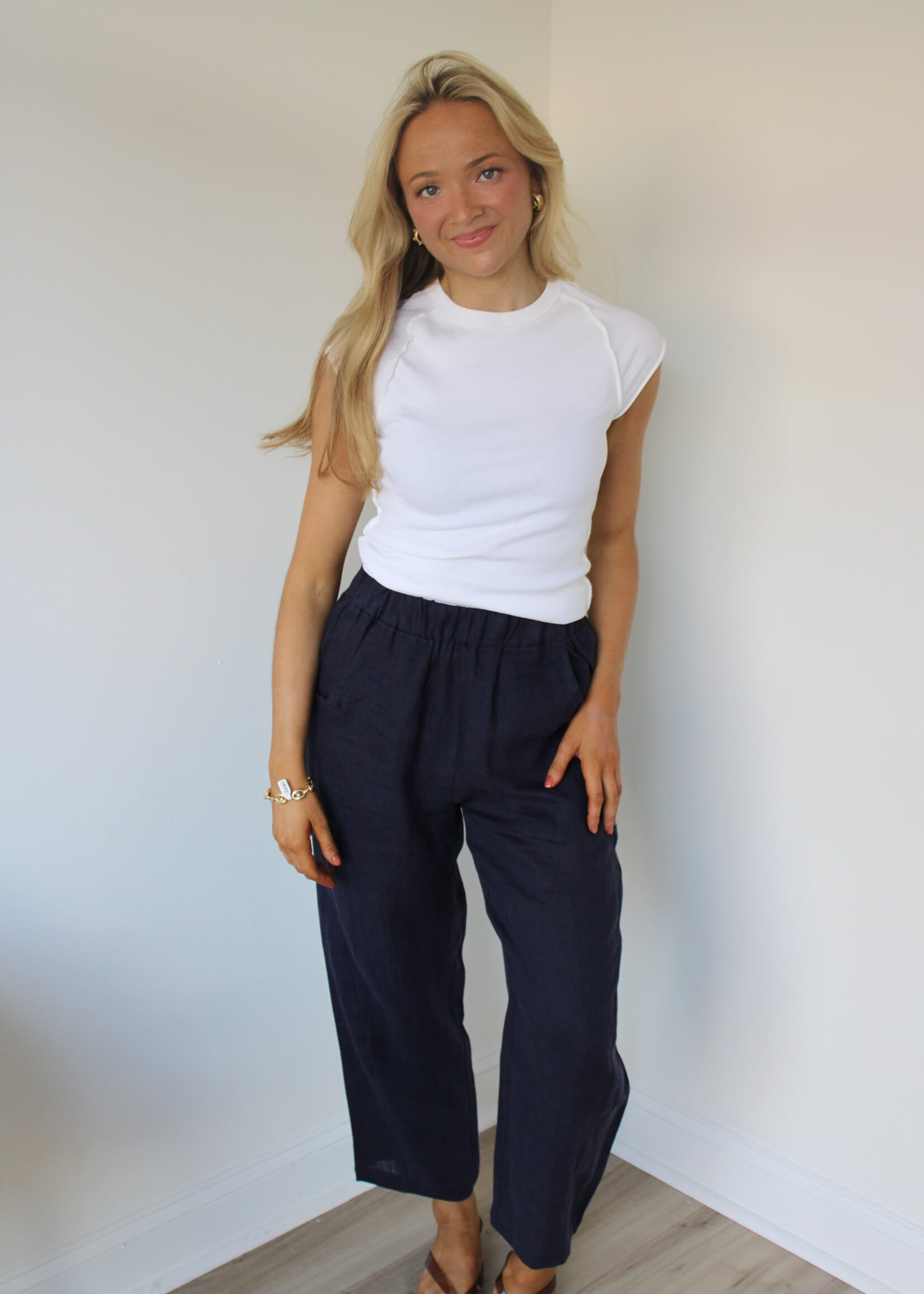 Arlene Relaxed Linen Pant