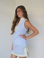 Crystal Stripe Mini Dress