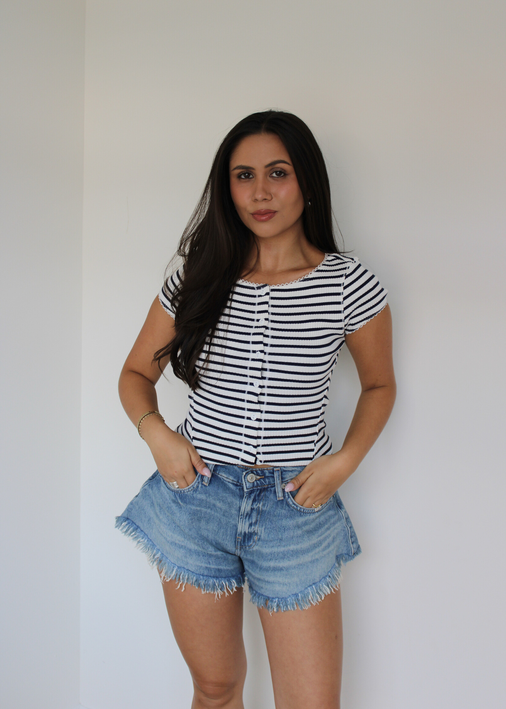 Free People Most Wanted Striped Cardi