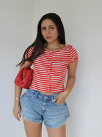 Free People Most Wanted Striped Cardi