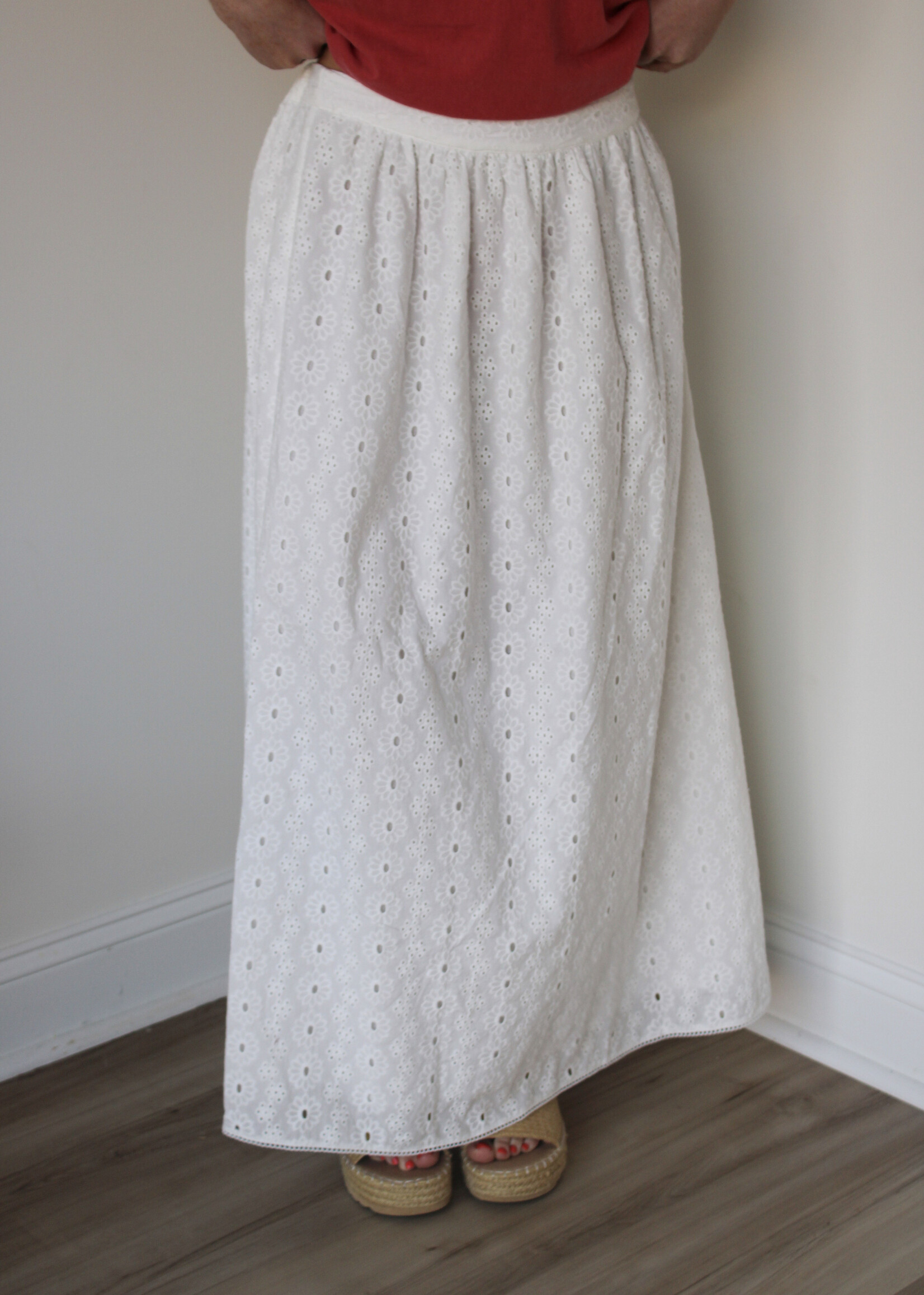 Z Supply Bria Eyelet Skirt