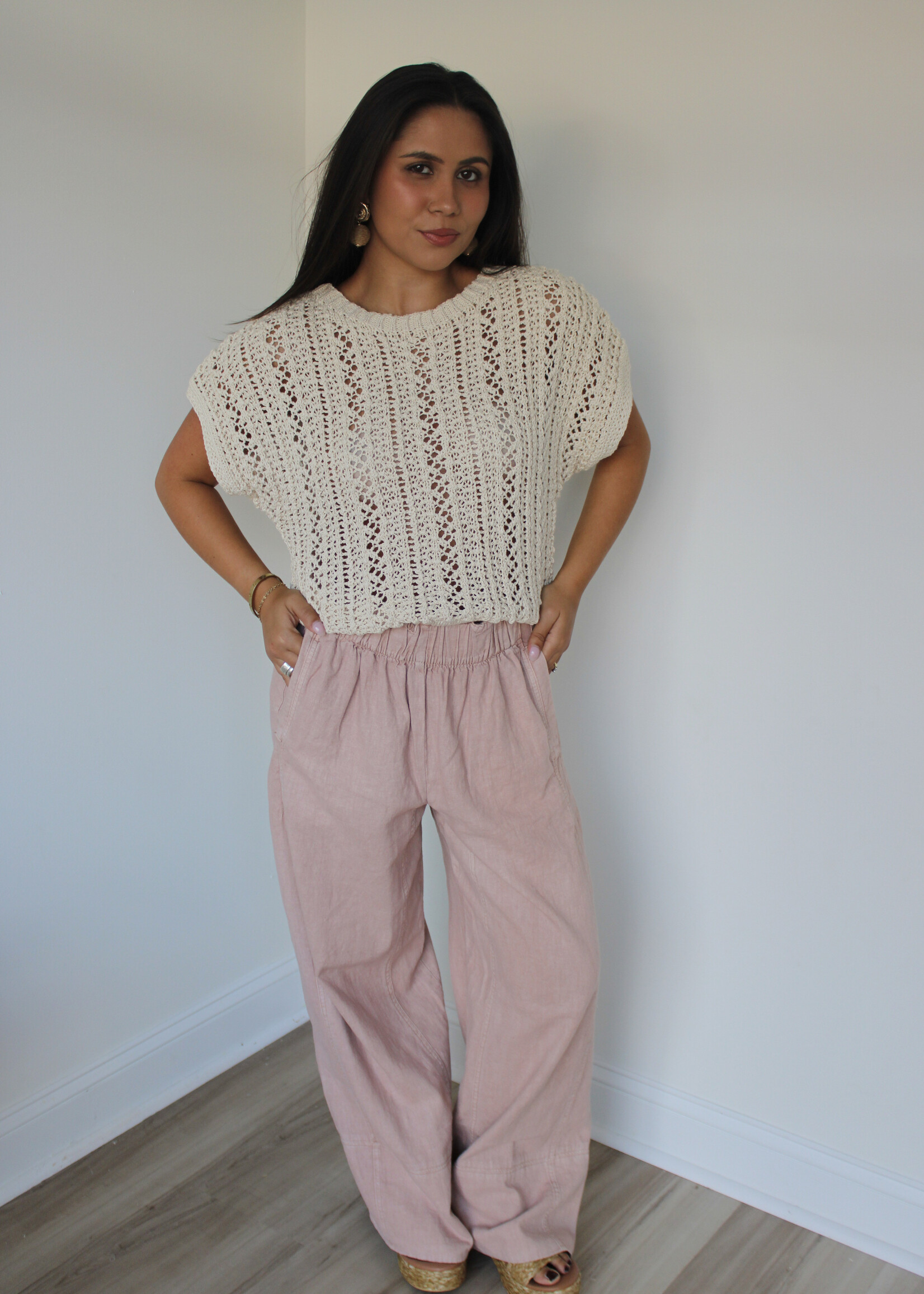 Z Supply Ballast Crochet Top
