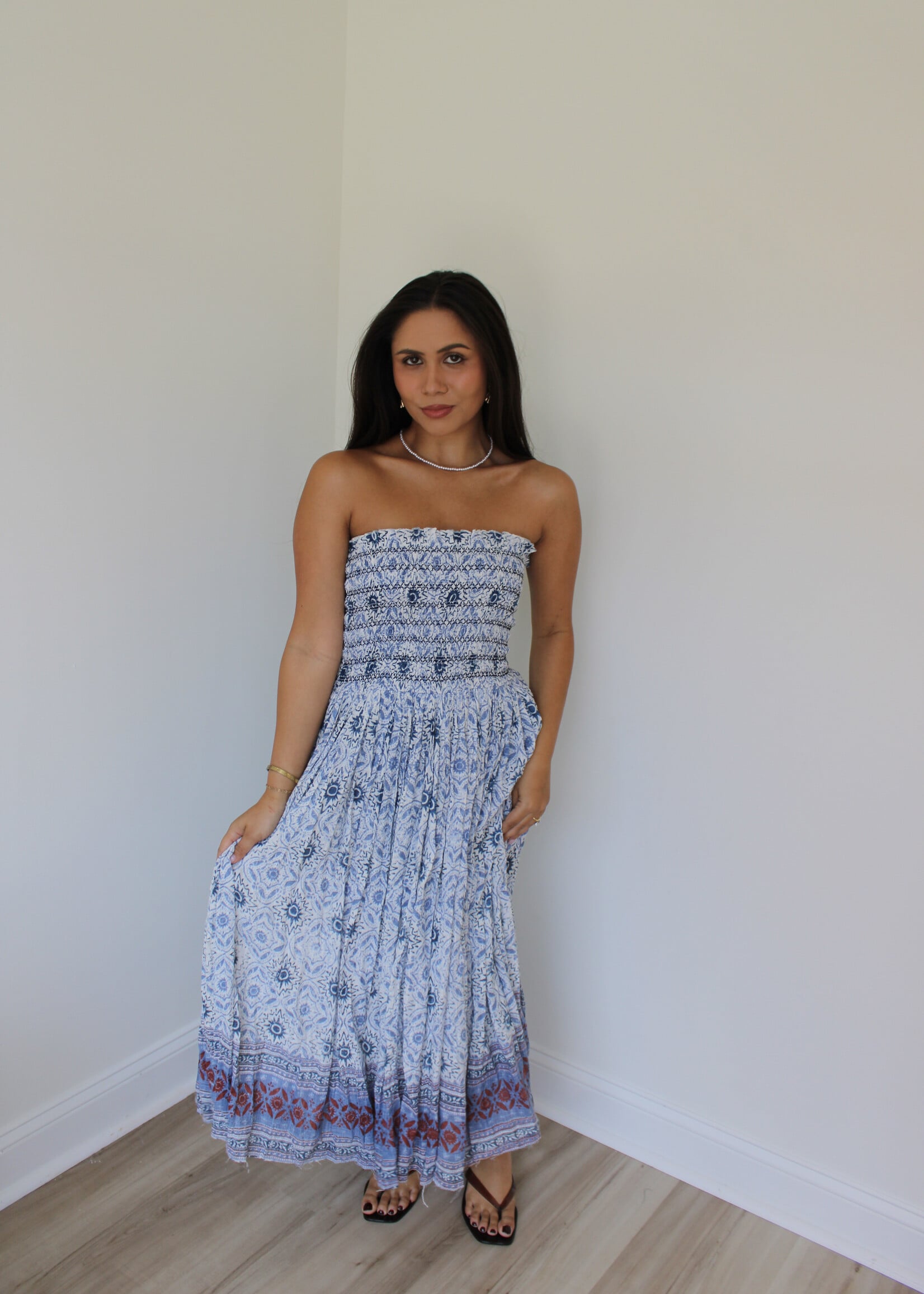 Free People  Ravenna Printed Maxi Dress