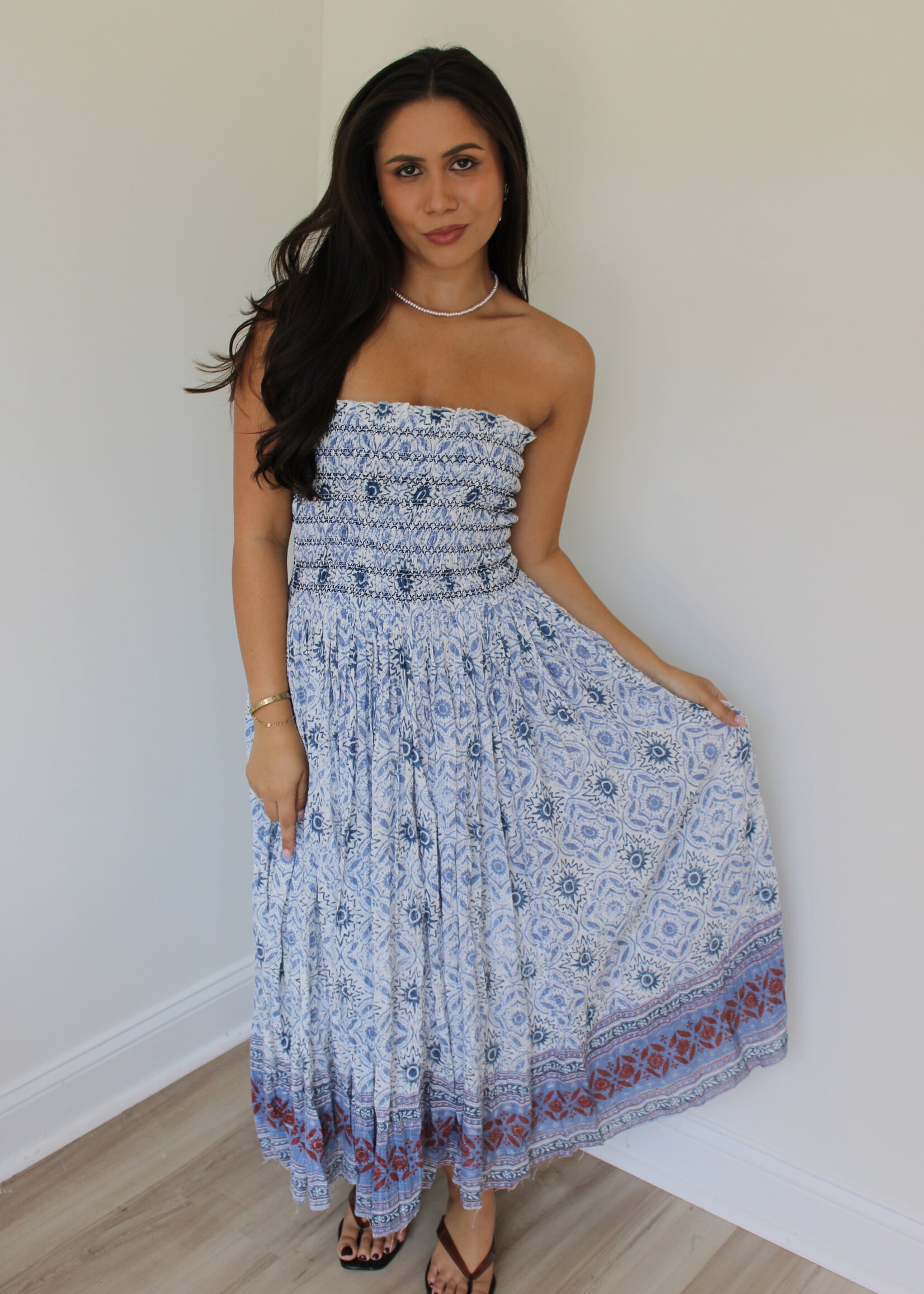 Free People  Ravenna Printed Maxi Dress
