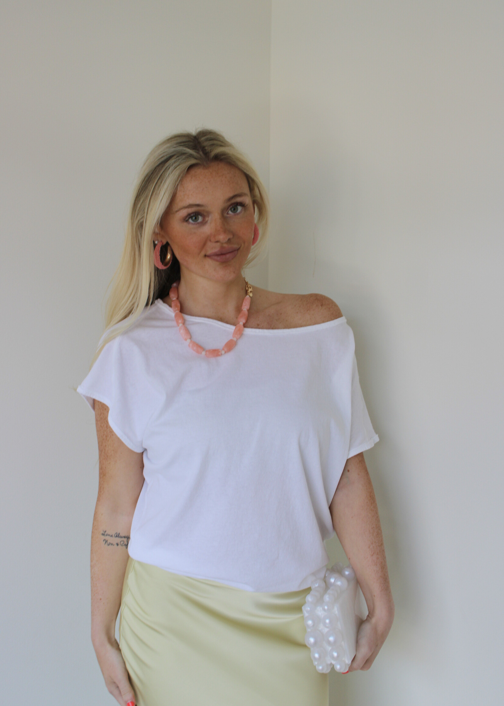 Free People Peggy Tee clean ivory