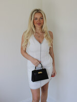 Caterina V-Neck Linen Dress