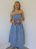 Maxine Stripe Tube Maxi Dress