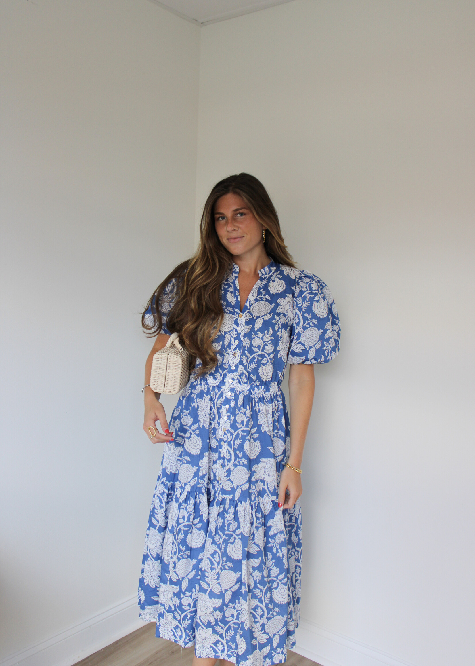 Jada Floral Midi Dress
