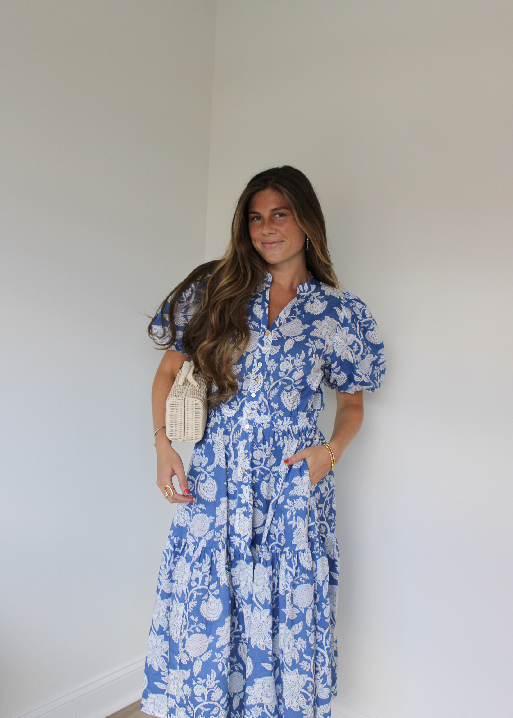 Jada Floral Midi Dress