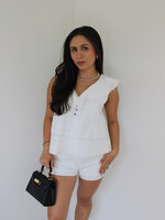 Cece Contrast Stitching Shorts