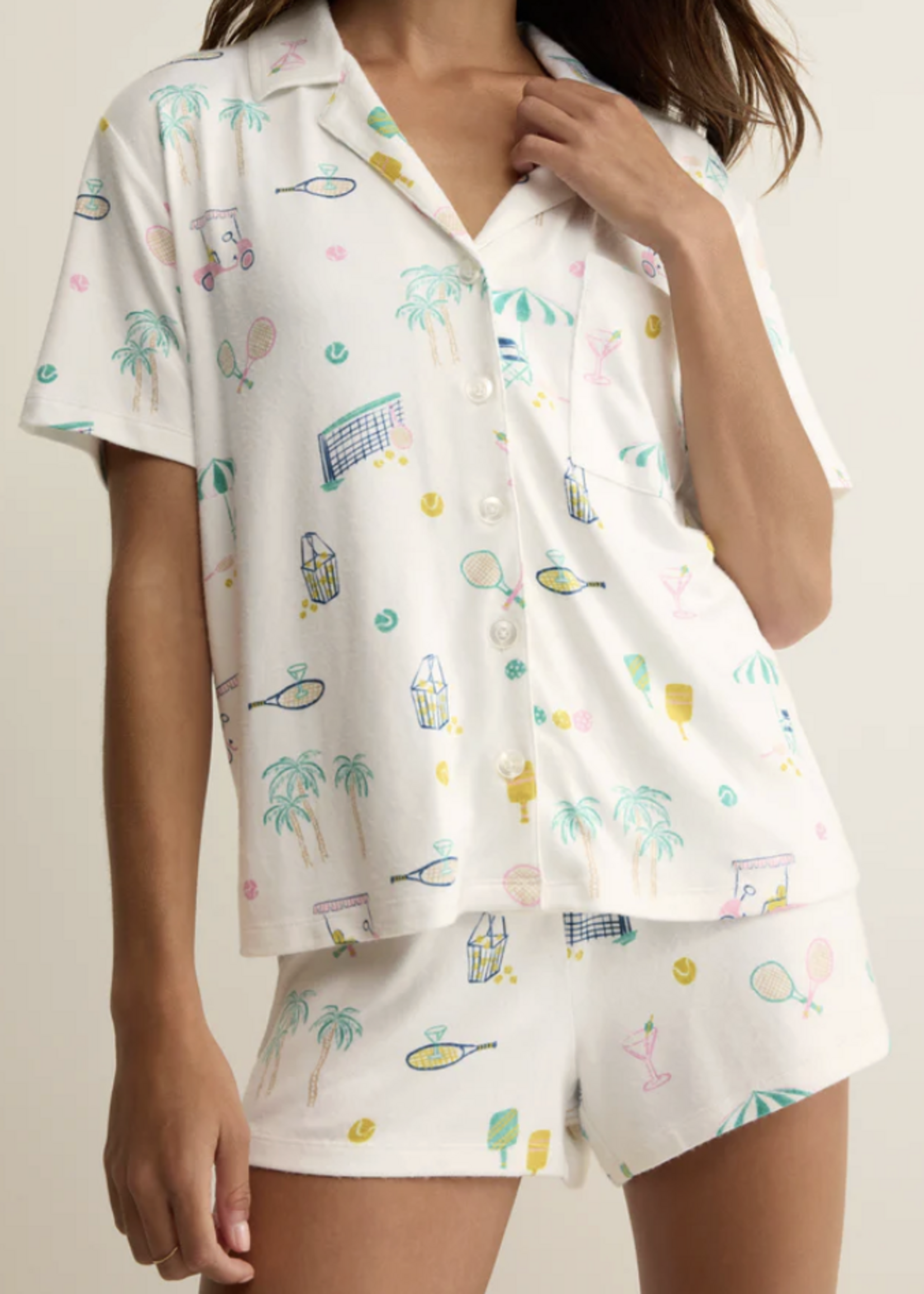 Z Supply Court Sports PJ Top