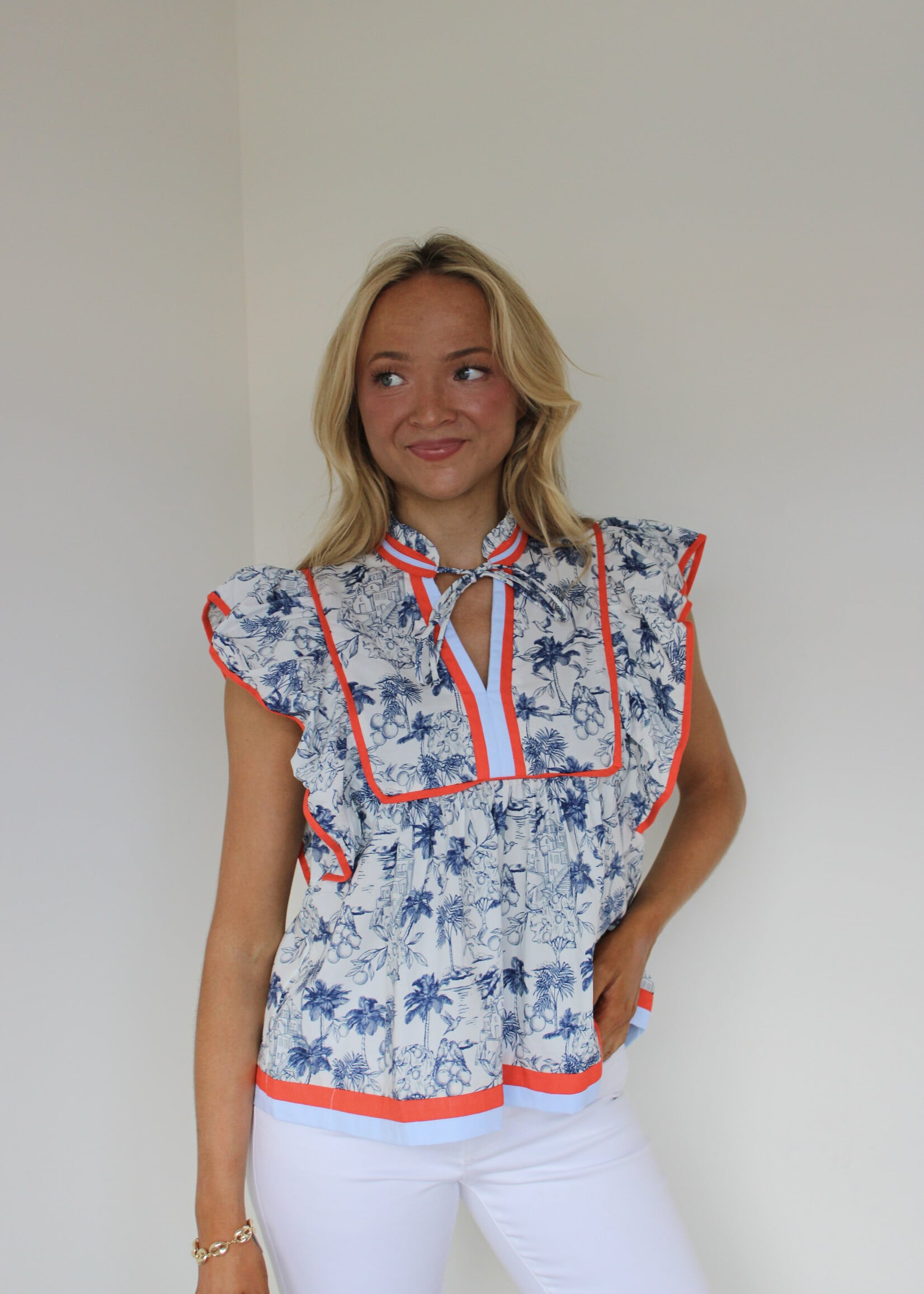 Robyn Flutter Sleeve Top