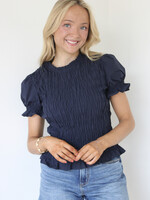 Liberty Short Puff Sleeve Top