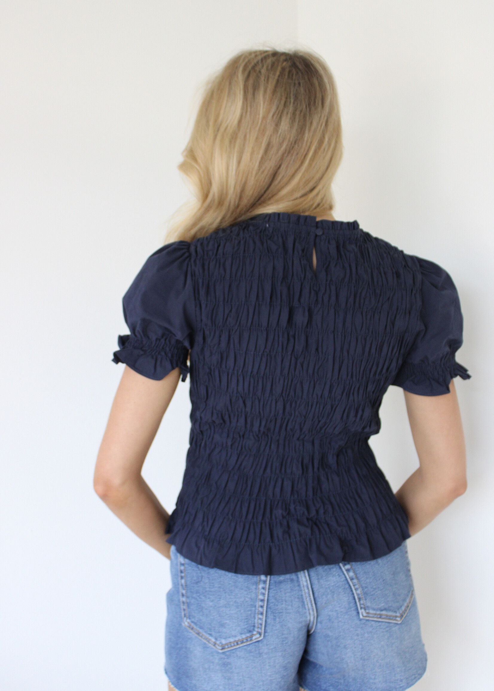 Liberty Short Puff Sleeve Top