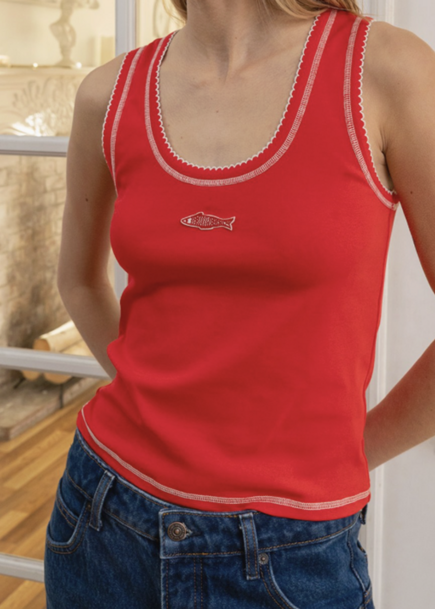 Kimberly Fish Patch Rib Tank