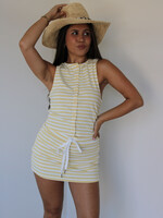 Lizzo Mid Rise Stripe Skort
