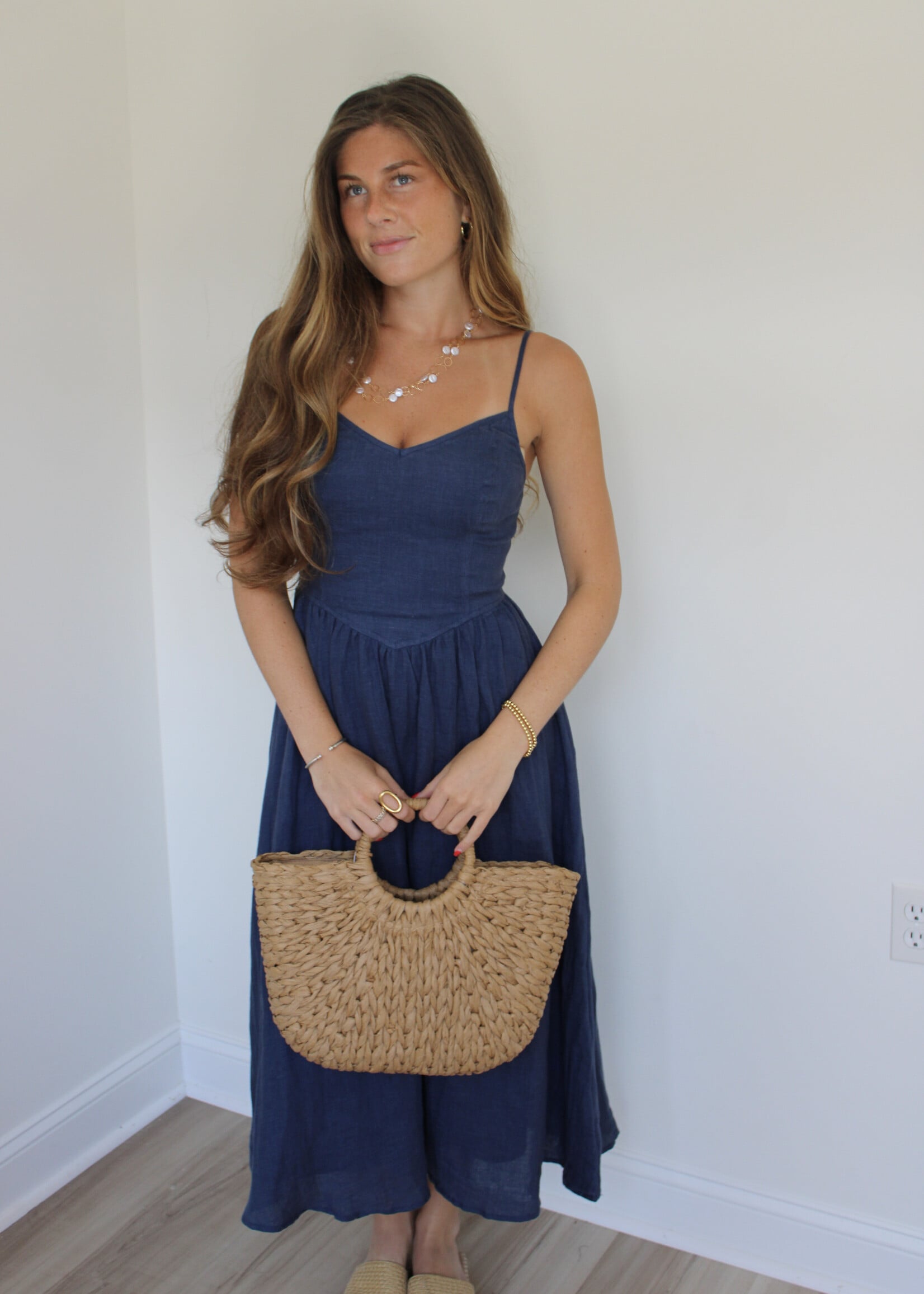 Keala Linen Sleeveless Maxi Dress