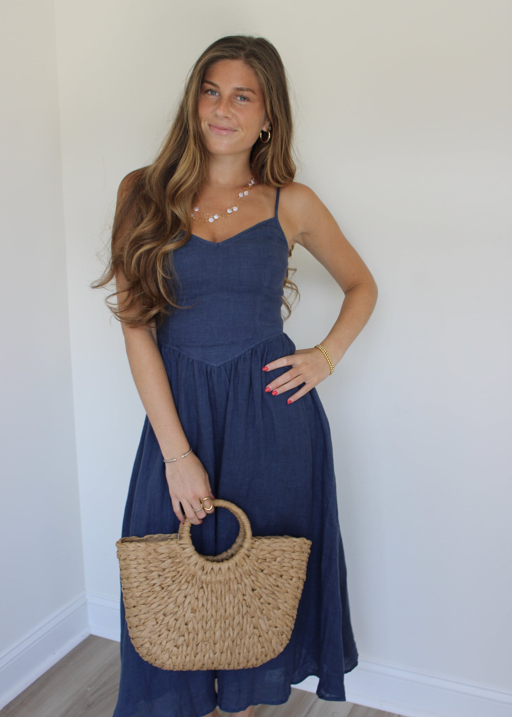 Keala Linen Sleeveless Maxi Dress