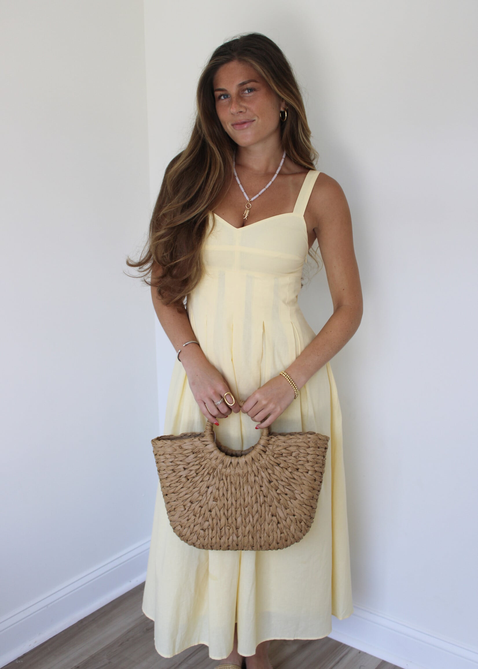 Brynn Flare Open Back Maxi Dress