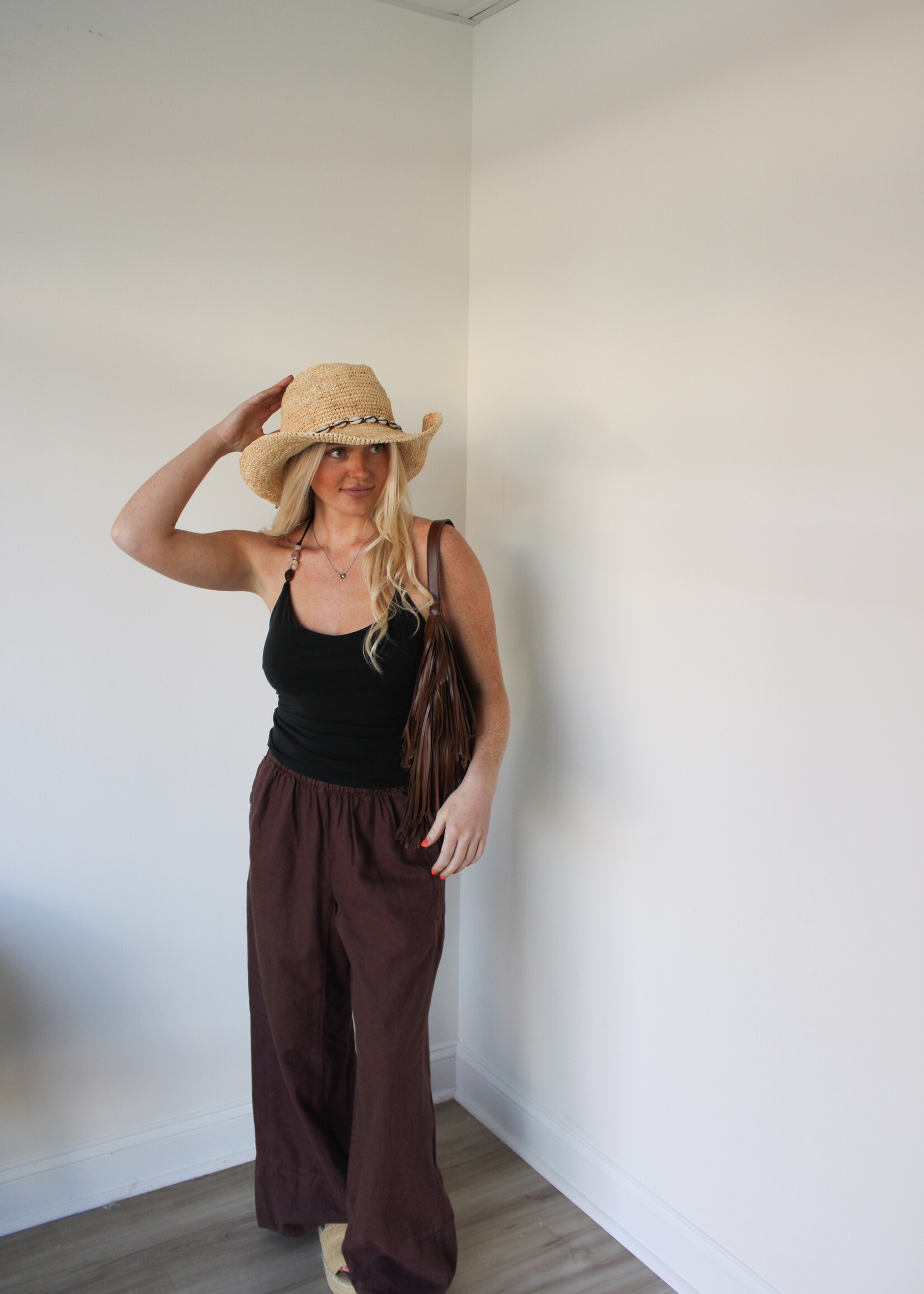 Days End Linen Pull On Pants