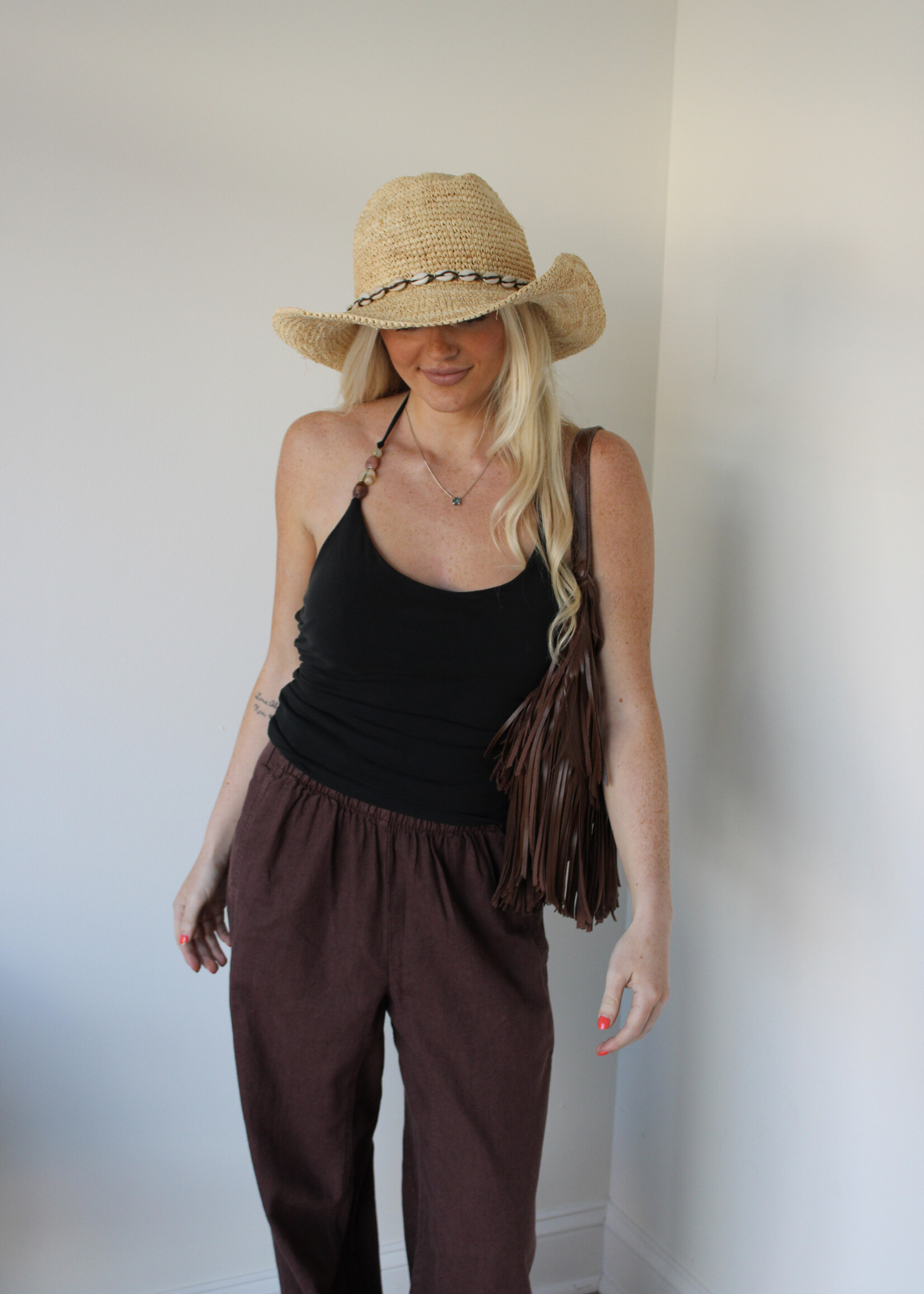 Free People Toni Beaded Tank