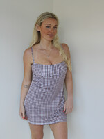 Frida Gingham Mini Dress