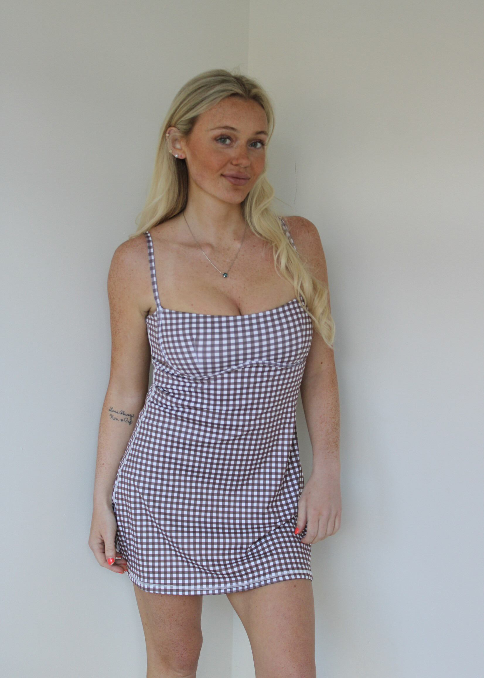 Frida Gingham Mini Dress